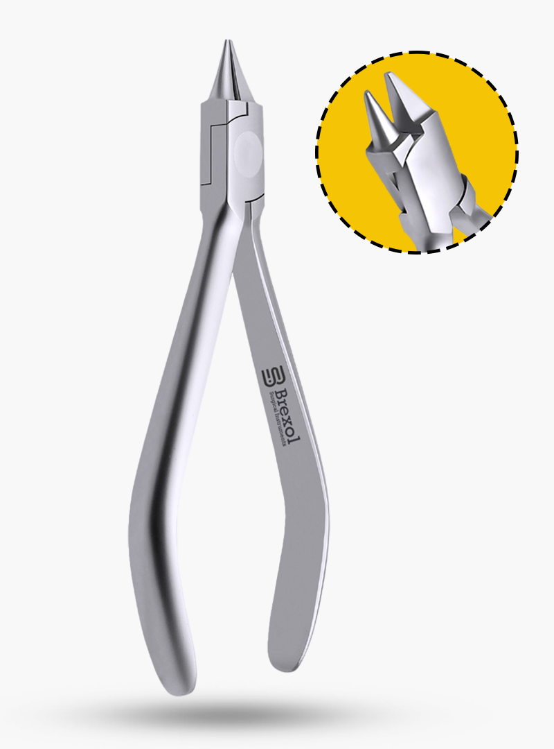 Orthodontic wire bending and forming pliers instruments